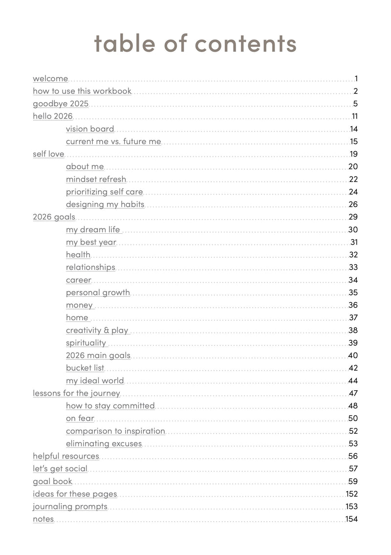2026 Artist of Life Workbook (Digital)