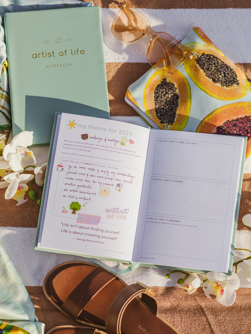 2025 Artist of Life Workbook + The Weekly Reset Planner (Bundle)