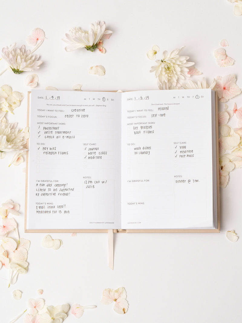 Floral Printable Planner Pages Set - Blossom Planner - Cute Little Paper
