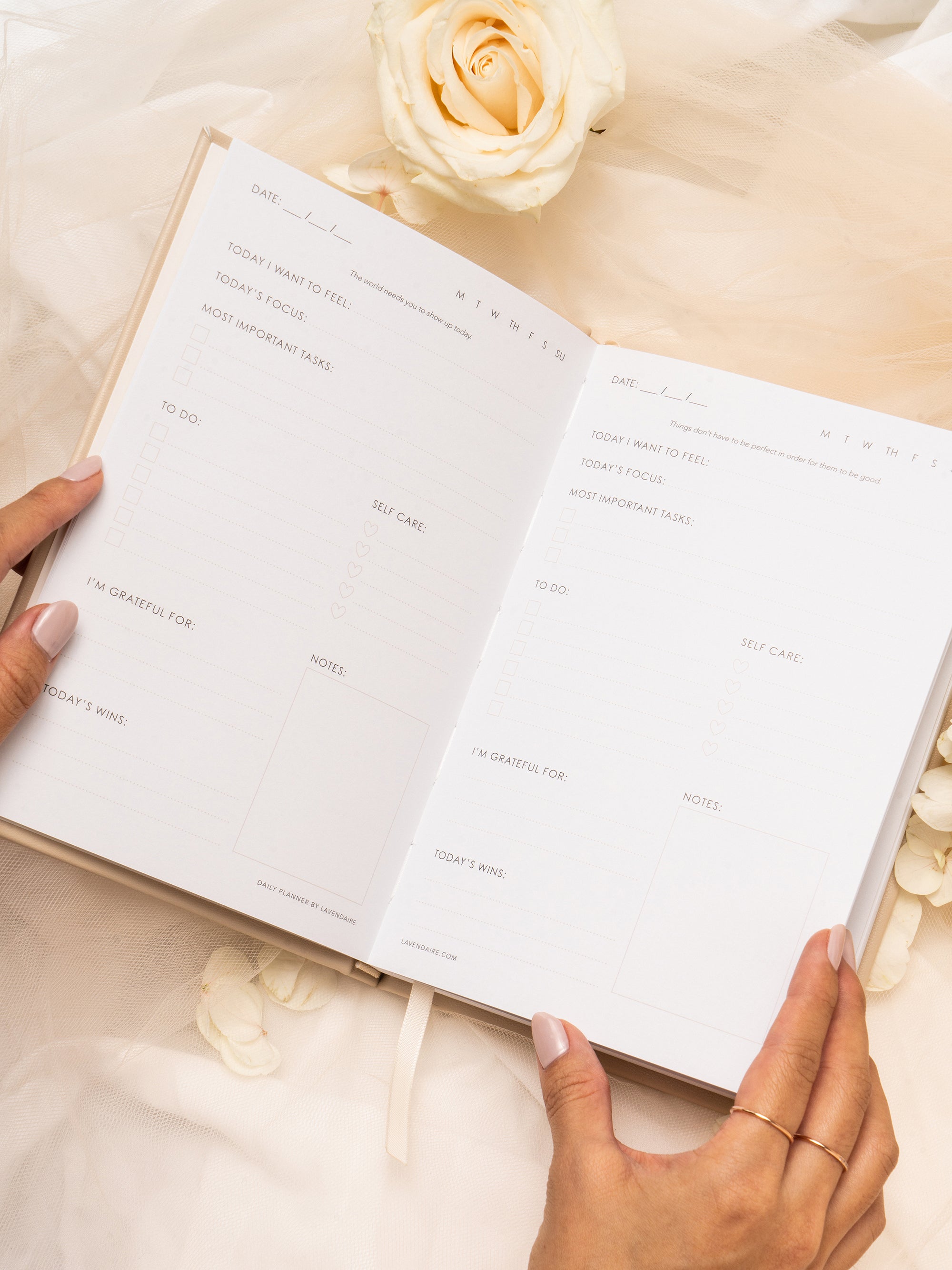 Daily Planner by Lavendaire – The Lavendaire Shop