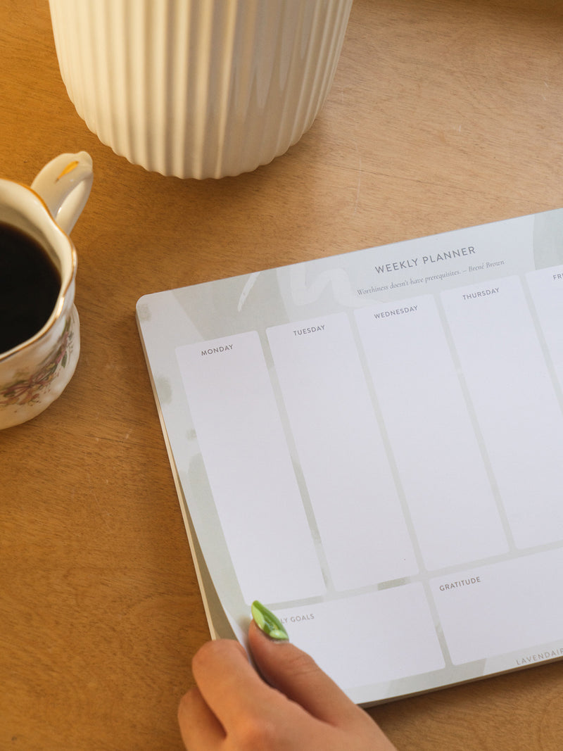 Weekly Notepad - The Lavendaire Shop