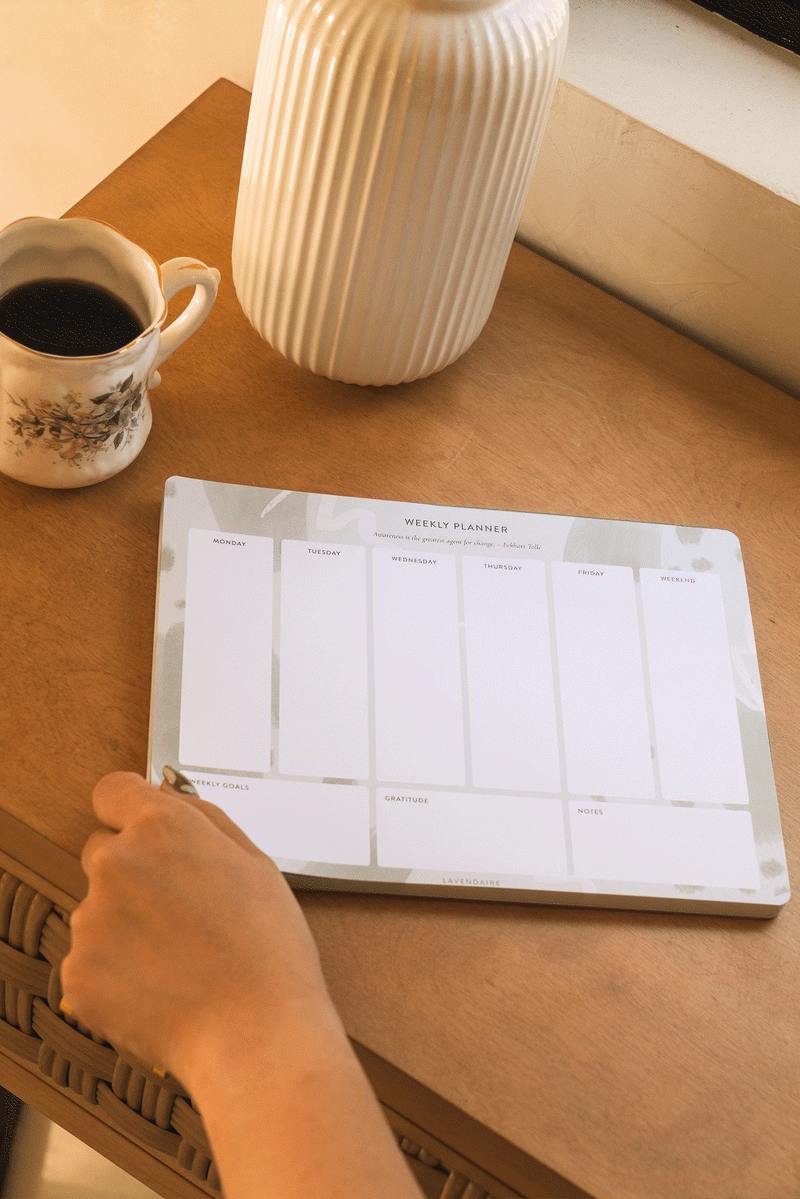 Weekly Notepad - The Lavendaire Shop